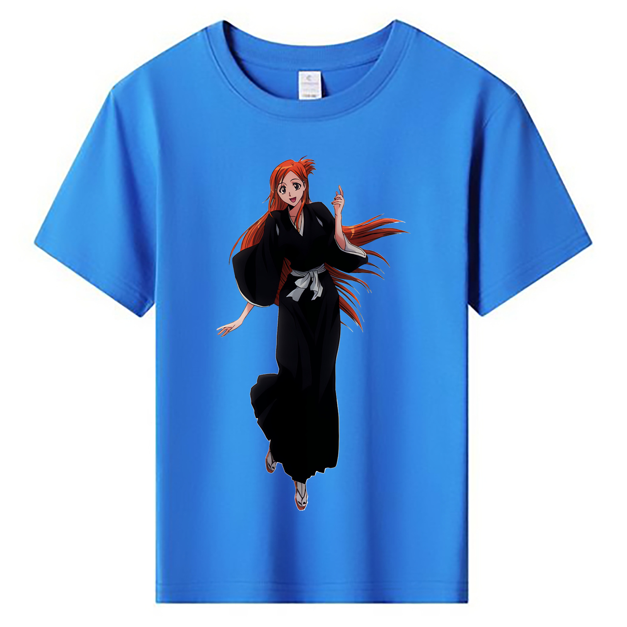 （画像用） ブリーチ 井上織姫（いのうえおりひめ） BLEACH Inoue Orihime 綿100％キッズTシャツ（フロントプリント）